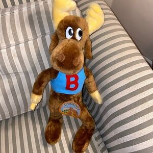Vtg Bullwinkle stuffed animal mighty star NWT